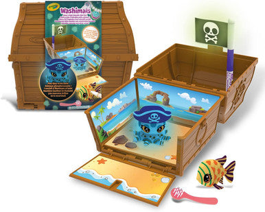 Crayola WASHIMALS GLOW OCEAN PETS - صندوق الكنز | CY747510