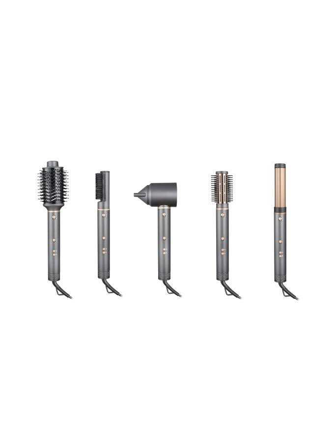 Campomatic Professional Multi Styler 5-in-1 — Hair Styling Set | MS12B