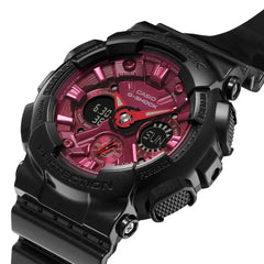 Casio G-SHOCK Black & Red Women Analog-Digital Watch - Black & Purple | GMA-S120RB-1ADR
