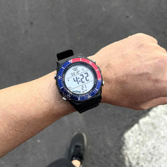 Casio Digital Men Watch - Black / Blue / Red | AE-1700H-1A2VDF