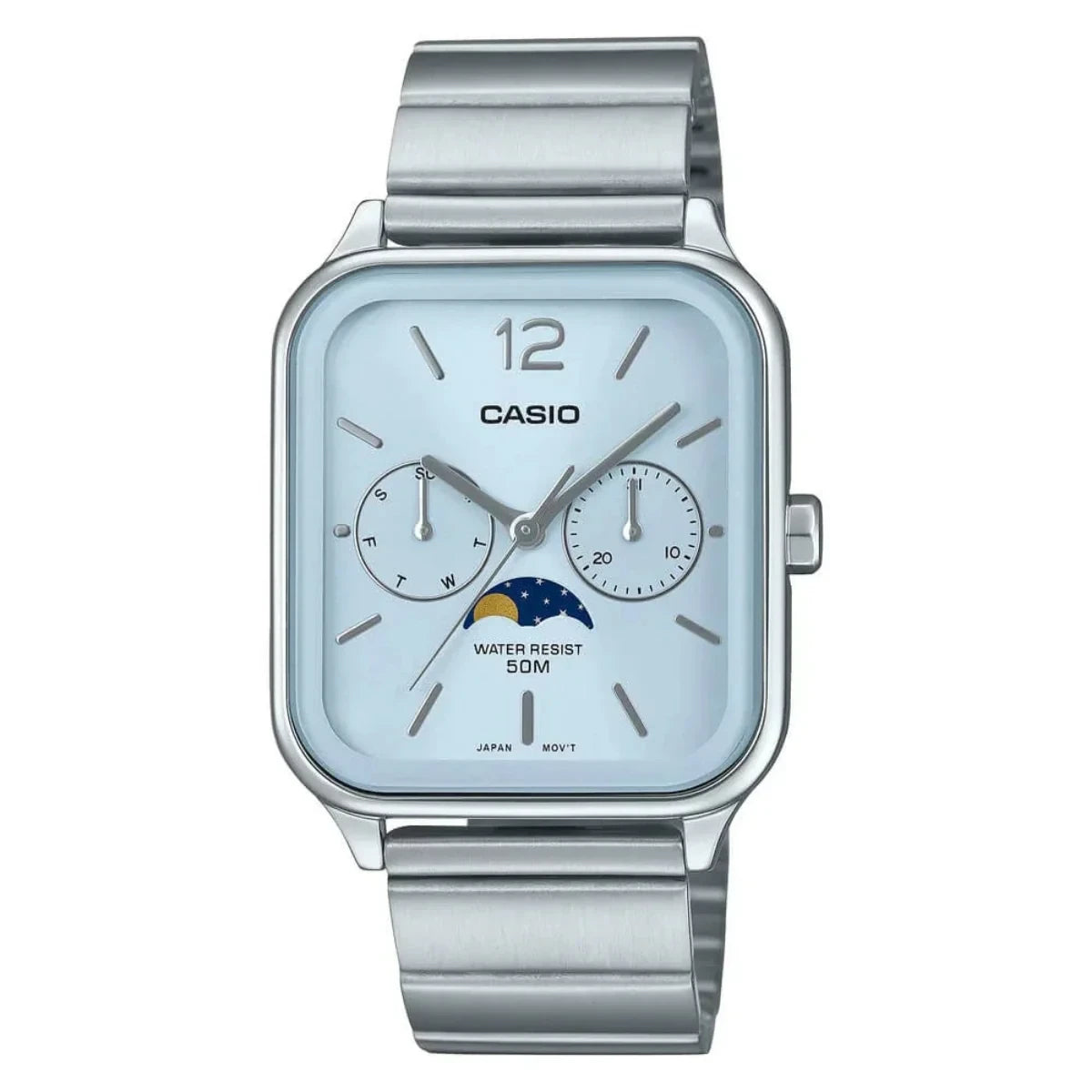 Casio Analog Watch Blue Dial Silver | MTP-M305D-2AVDF