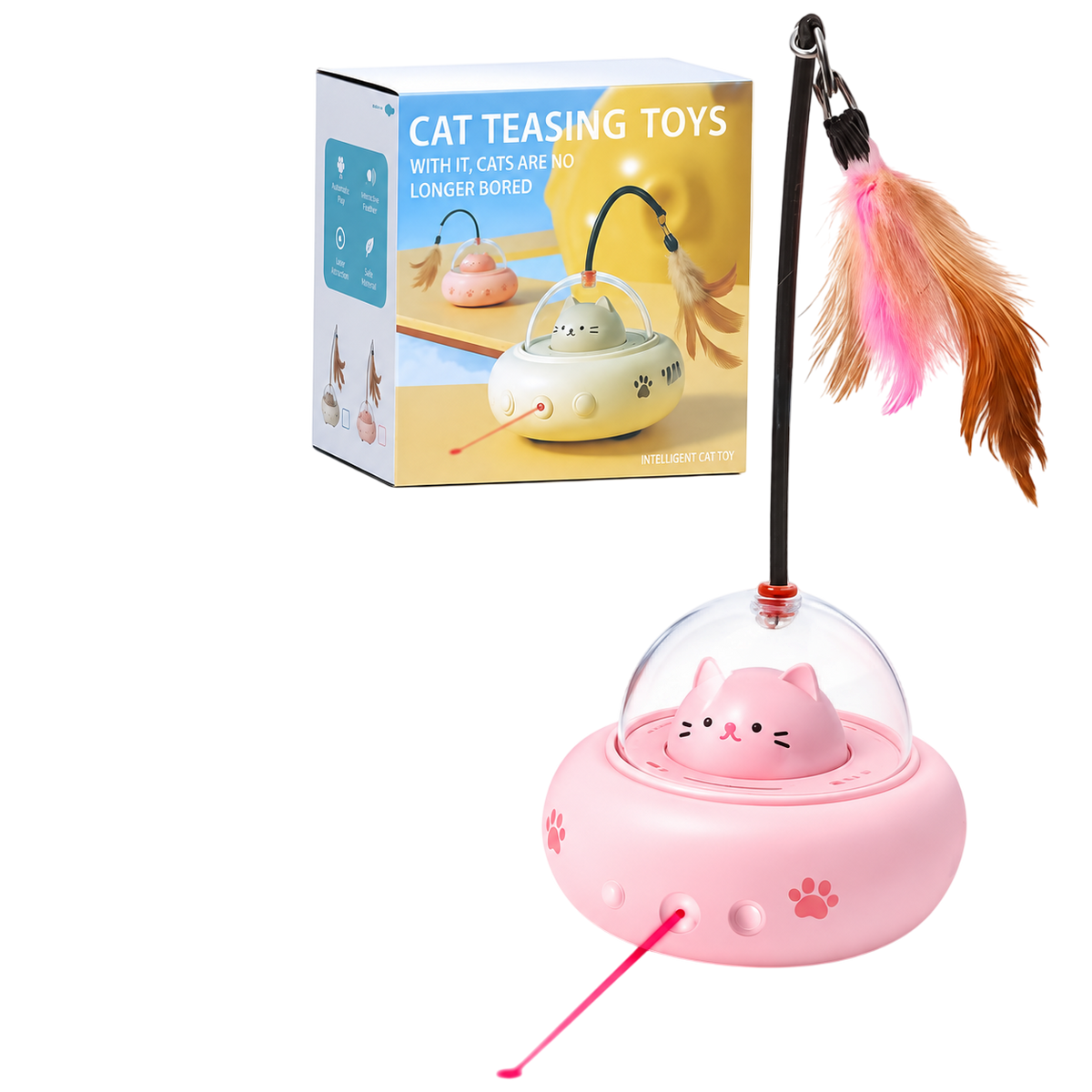 Sensor & Laser Teasing Cat Toy | IG140