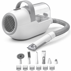 Dog Grooming Kit with Vacuum, Low-Noise Pet Clippers & Nail Grinder | IG213