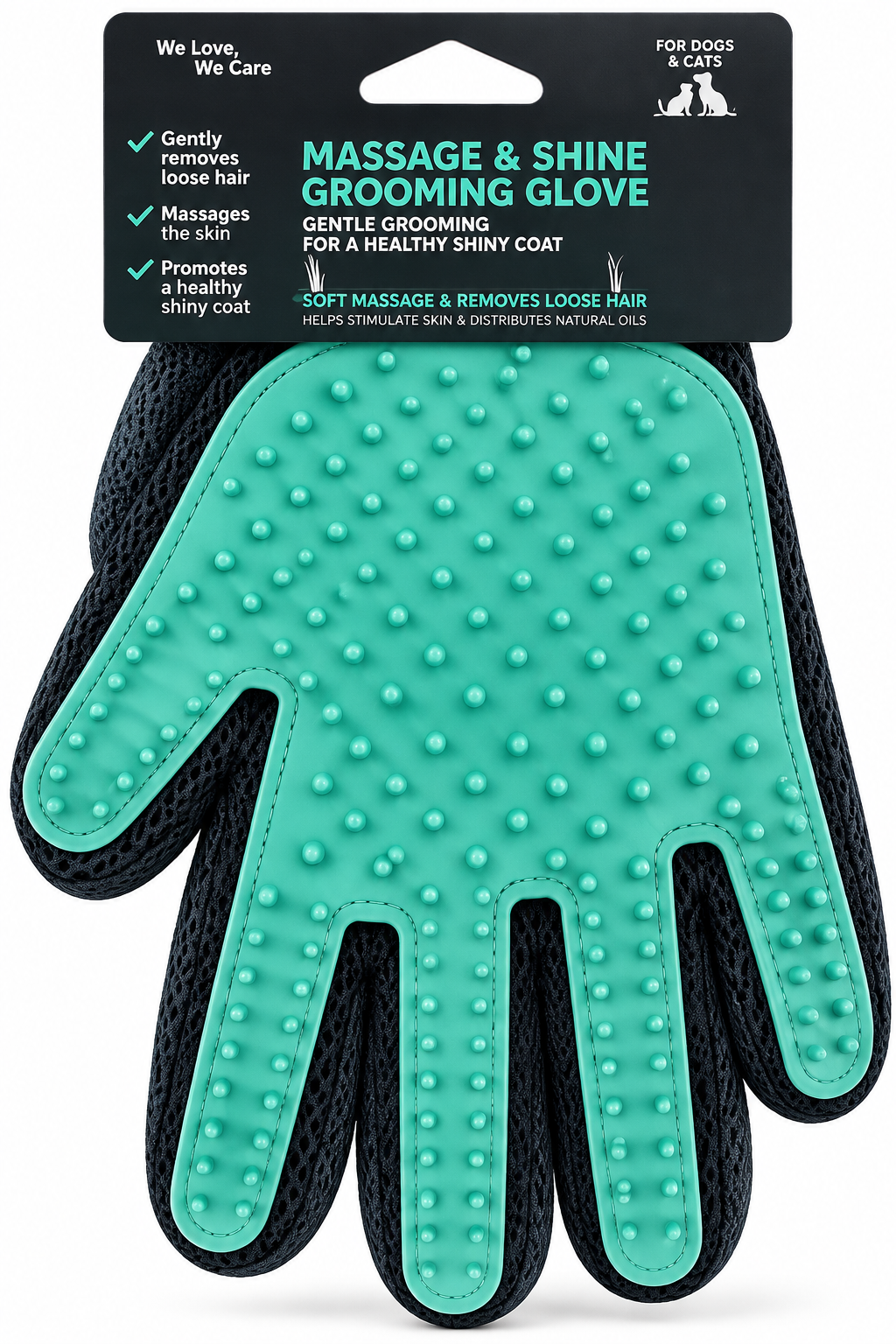 Nobby Massage & Shine Grooming Glove | SW0114