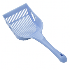 Cat Litter Shovel - Durable Plastic Scoop with Handle for Easy Cleaning - Periwinkle