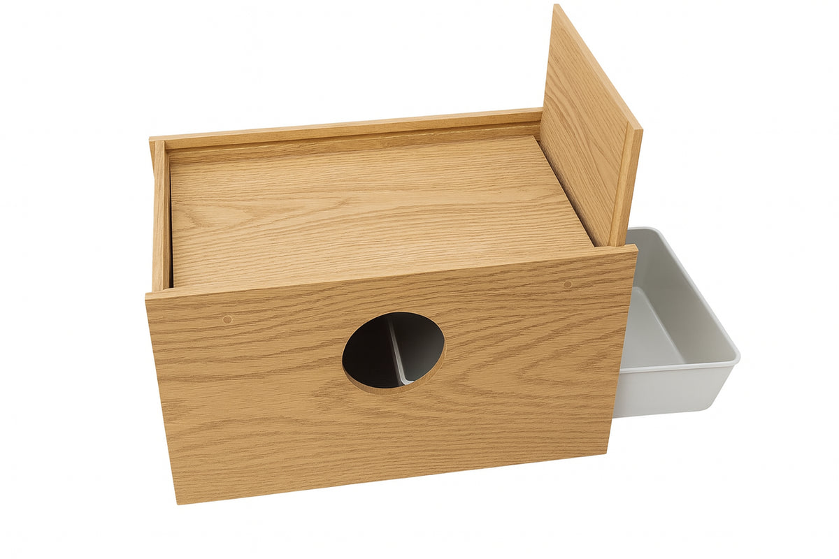 Small Wood Karawan Nest - Wooden Bird Breeding Box