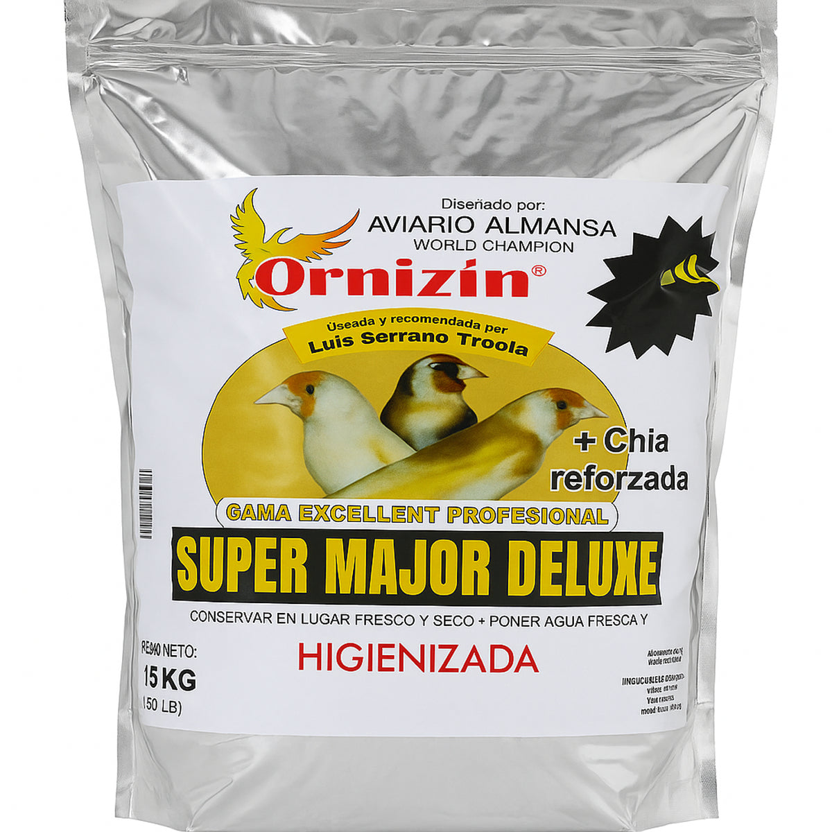 Ornizin Thistle Seed (Bezer Shok) Super Deluxe Bird Food - 15KG