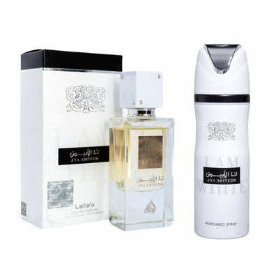 عطر لطافة أنا الأبيض للجنسين 100 مل + رذاذ عطري 205 مل