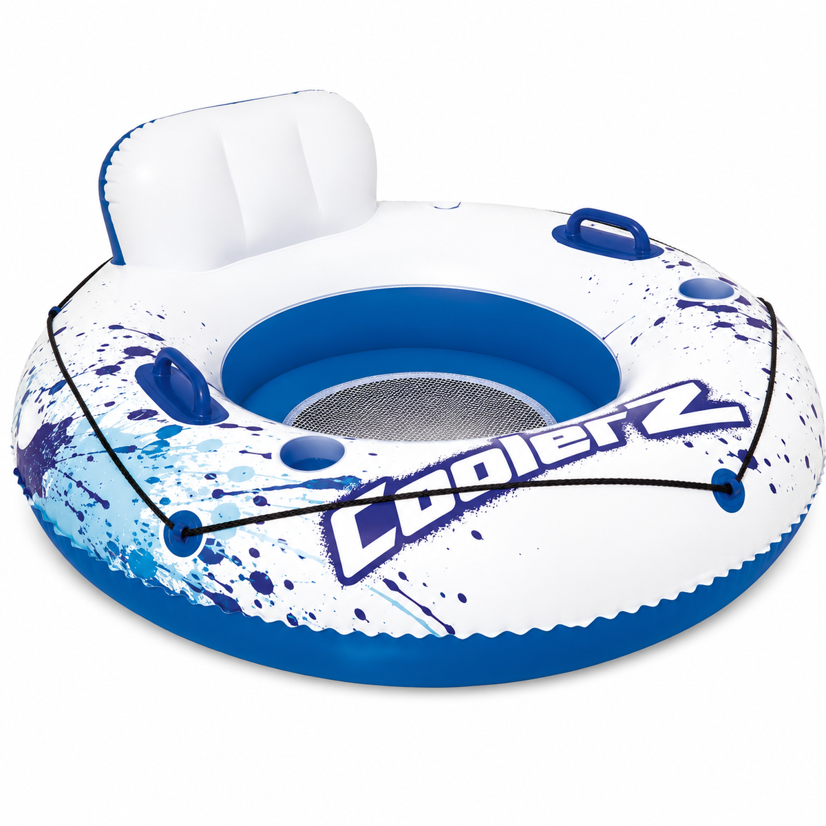 Bestway CoolerZ Rapid Rider Inflatable River Tube with Backrest 119 cm - Blue/White | 43108