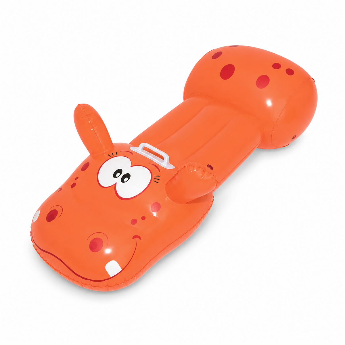 Bestway Safari Surf Rider Hippo Inflatable Pool Float 132 x 49.5 cm - Orange | 42048
