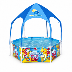 Bestway Steel Pro Splash-in-Shade Frame Pool with Canopy 183 x 51 cm | 5618T