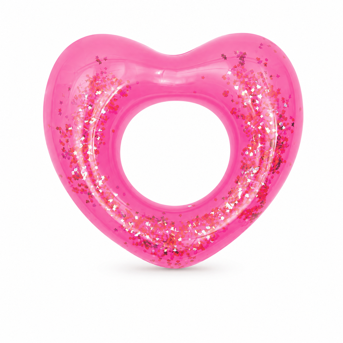 Bestway Glitter Fusion Heart-Shaped Inflatable Swim Ring 91 cm - Pink | 36141