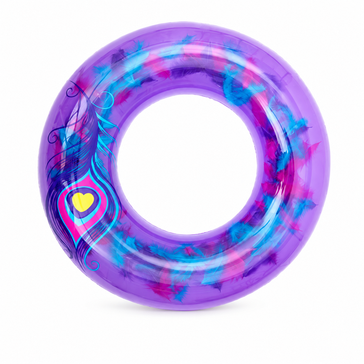Bestway Flirty Feather Inflatable Swim Ring 91 cm - Purple | 36153