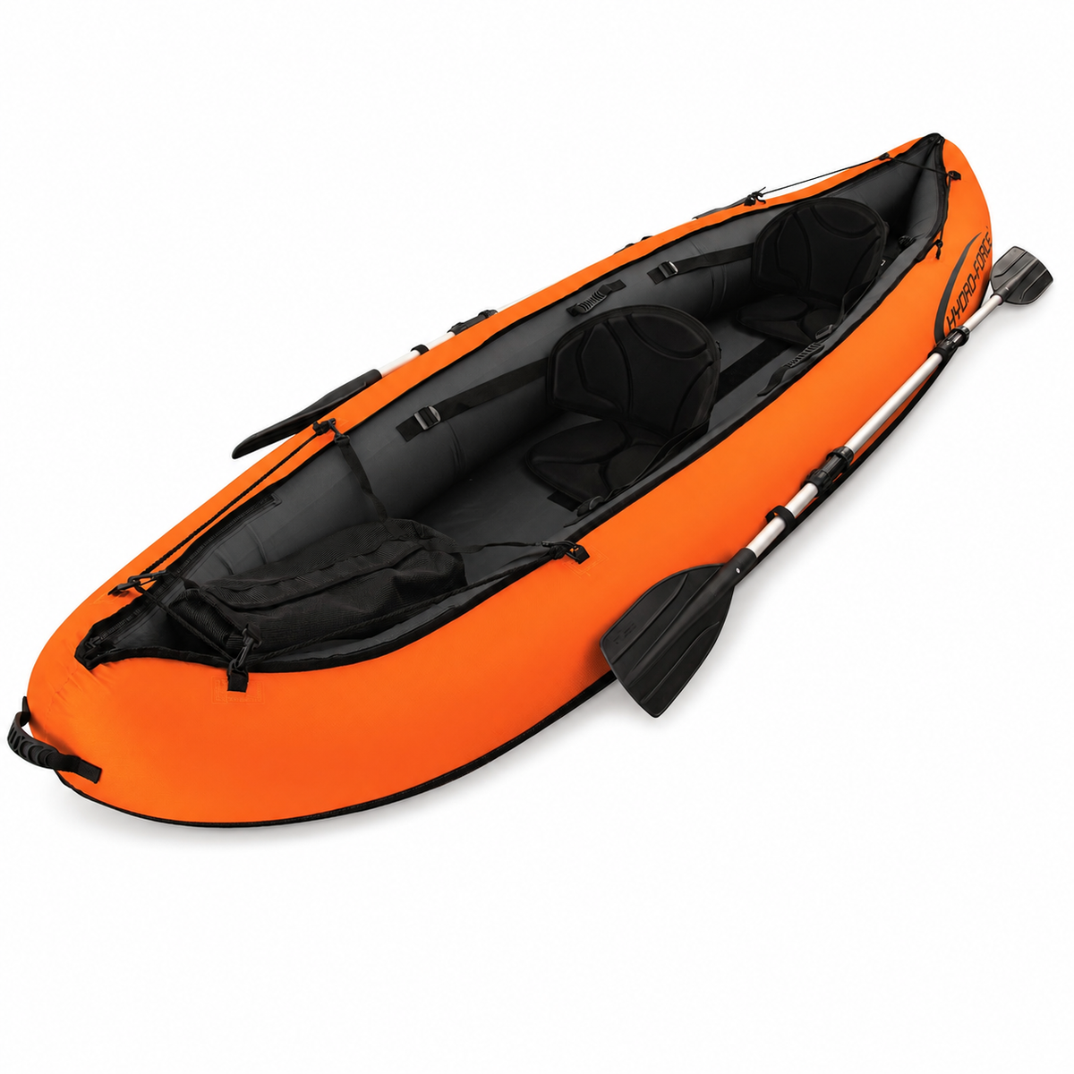 Bestway Hydro-Force Lite-Rapid X2 Inflatable Kayak Set with Paddles - Orange | 65065