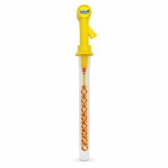 Rainbow Stick Bubble Wand Toy with Multiple Bubble Rings - Yellow | AL8273