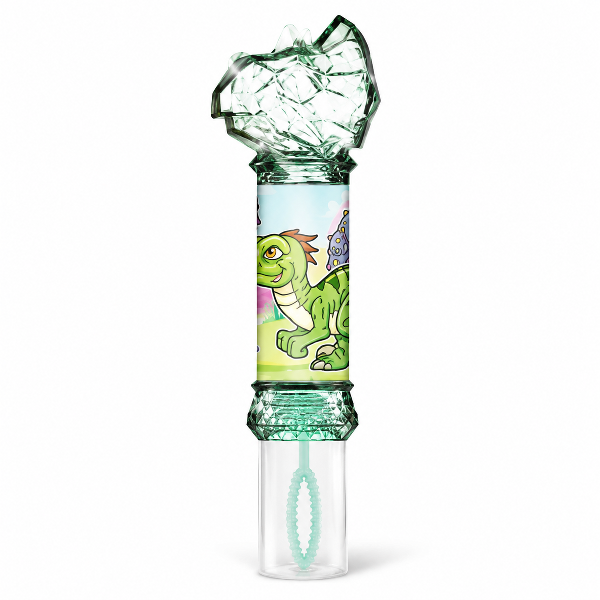 Dinosaur Crystal-Top Bubble Wand Toy - Green | GP-7