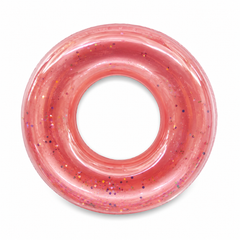 Glitter Inflatable Swim Ring - Pink | AL1546-12