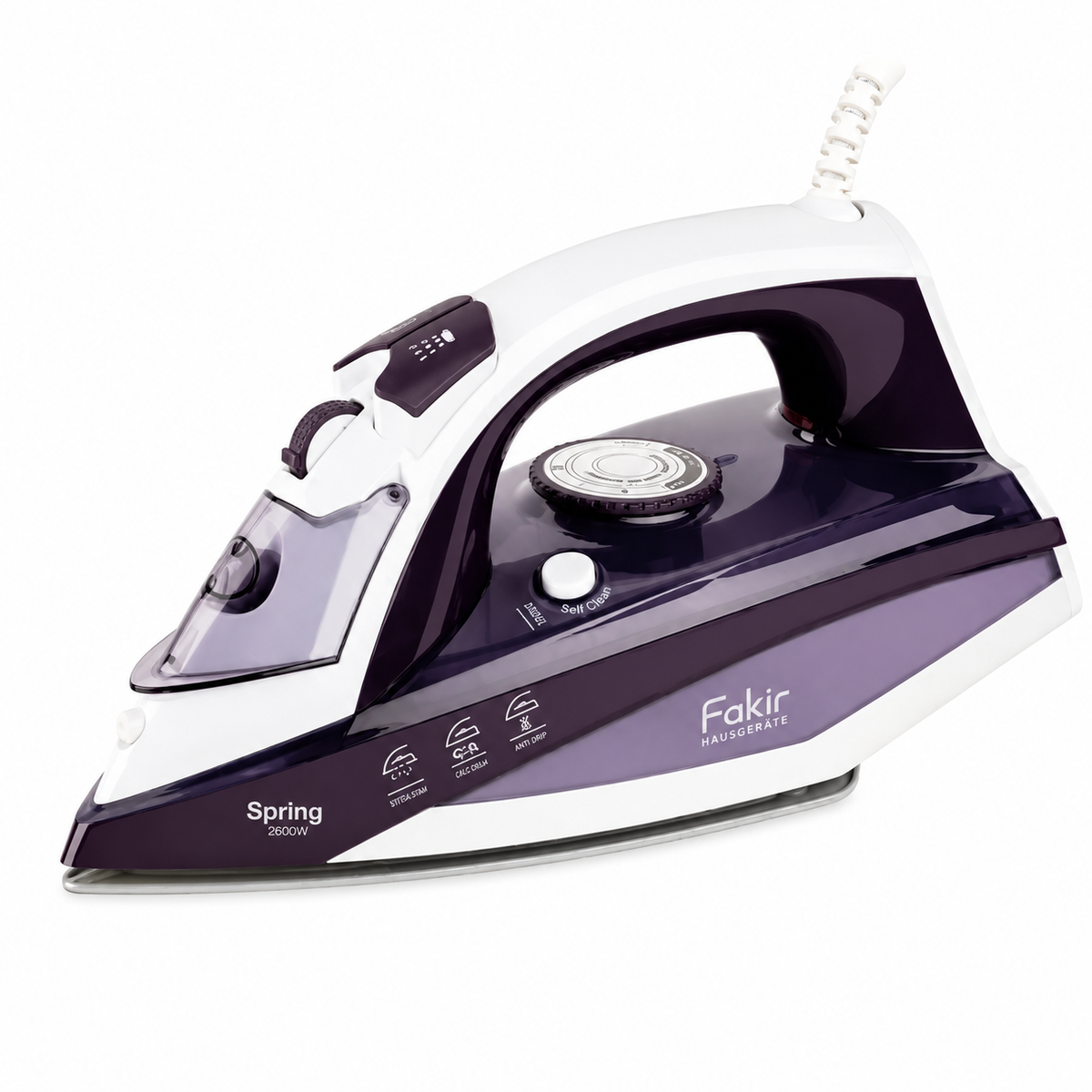 Fakir Perle Steam Iron 2600W 480ml - Purple | 41005540