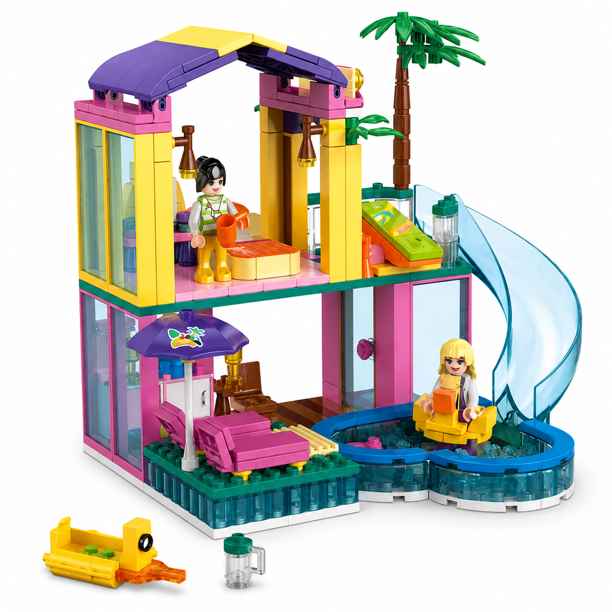 COGO Bon Voyage Water Park Building Block Set - 380 Pieces - Multicolor | 4589