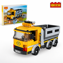 COGO - Construction Dump Truck Building Block Set - 263 Pieces - 4128