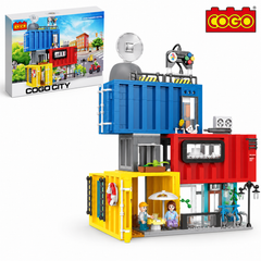 COGO City - Container Hotel Building Block Set - 794 Pieces - 4213