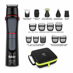Fakir Execute 2 Blade Hair Styling Set - Black | 41004162