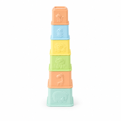 Dolu ROUND STACKING CUPS BABY TOY | 5204