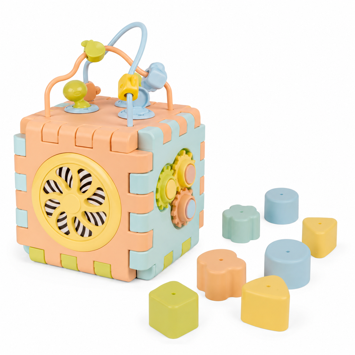 Dolu 2 in 1 Educational Cube & Puzzle | 5192