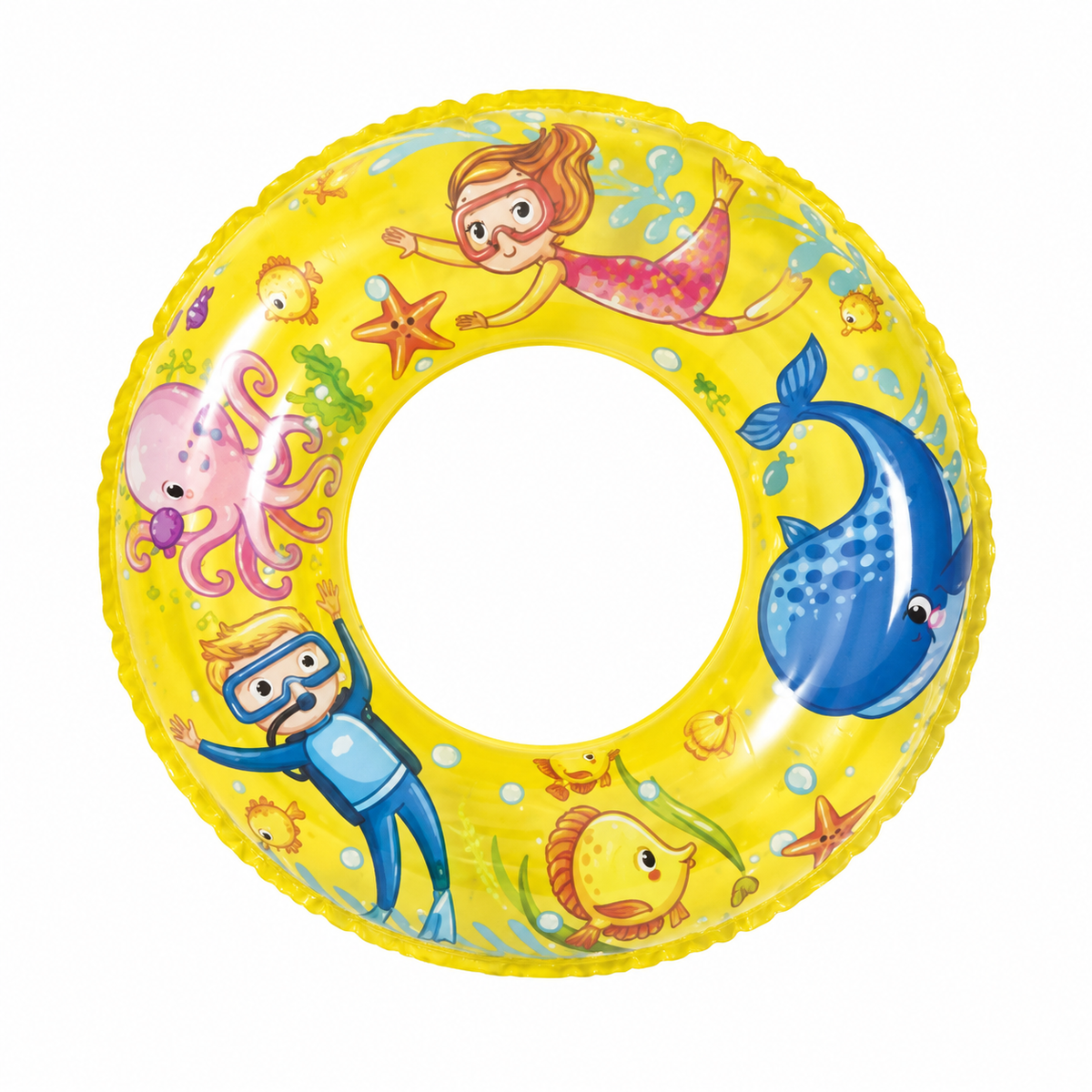 Ocean World Swim Ring Ages 4-8 - Yellow | 37592