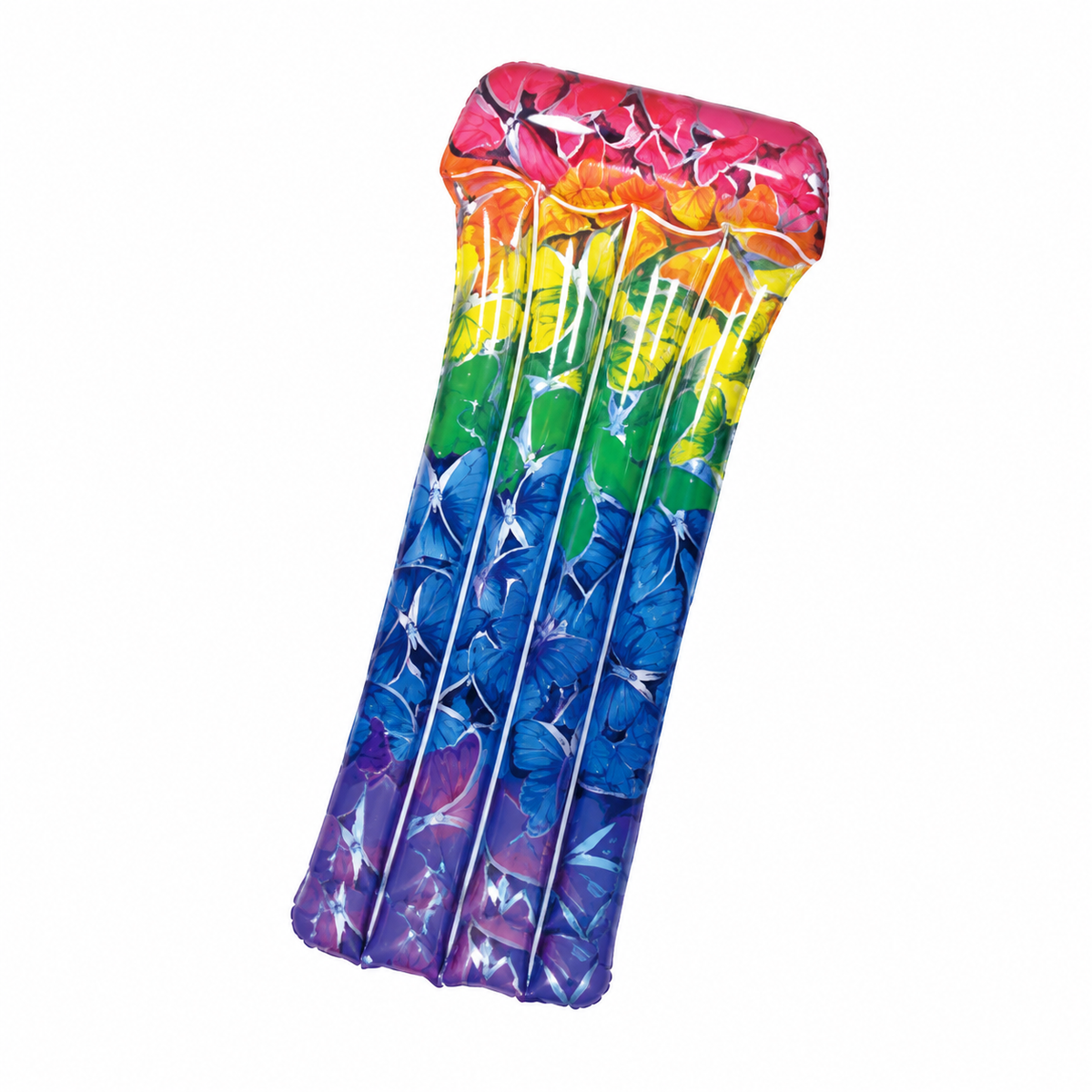 Colorful Butterflies Inflatable Mat 14+ 174x76x25cm | 33122
