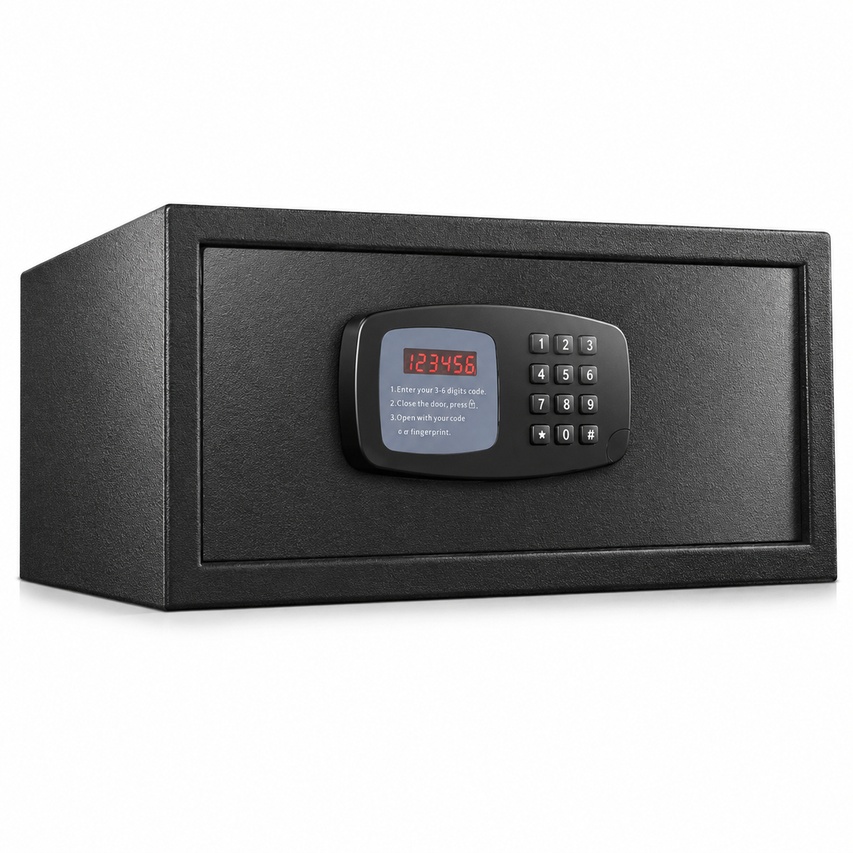 Carillo Hotel Safe with Key and Code | CROFD2042G