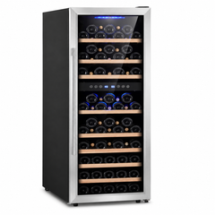 Carillo 73-Bottle Dual Zone Wine Cooler Stainless Steel | CROW73SDZ