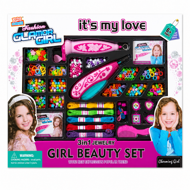 Fashion Glamor Girl 3-in-1 Jewelry Beauty Set | 868-19