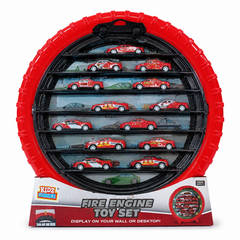 Fire Engine Toy Car Display Set | 9933-3A