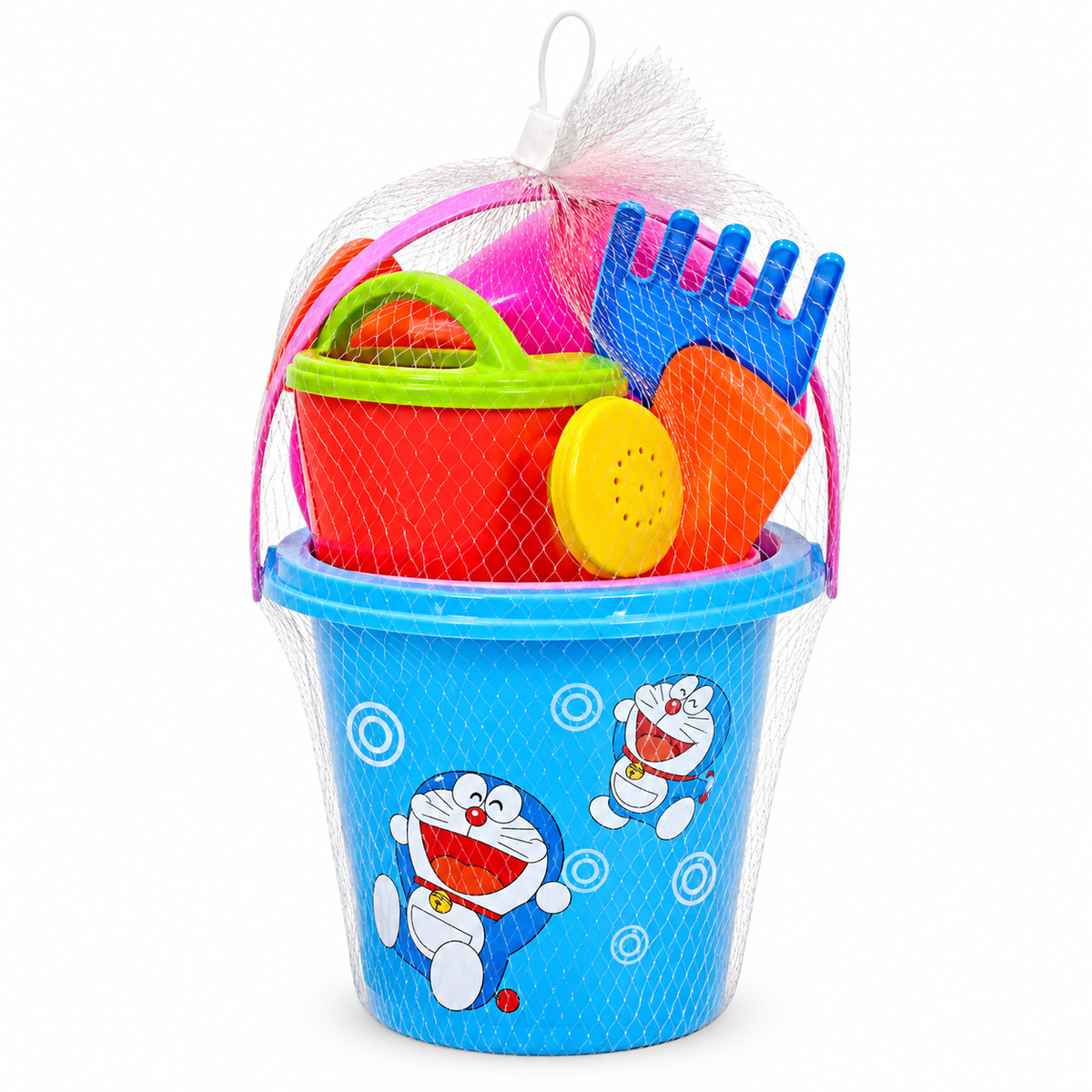 Beach Bucket with Water Can, Shovel & Sand Molds Blue | 626/627 BLUE