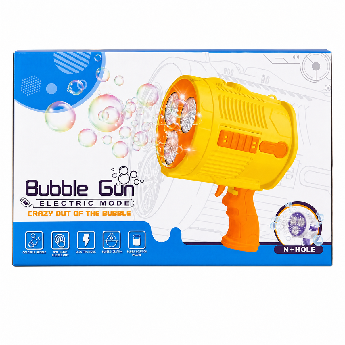 Soap Water Bubble Gun Shooter Classic | AL2089
