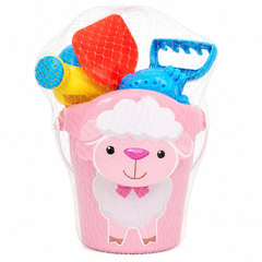 Beach Bucket with Water Can, Sand Molds & Shovel | 692/693
