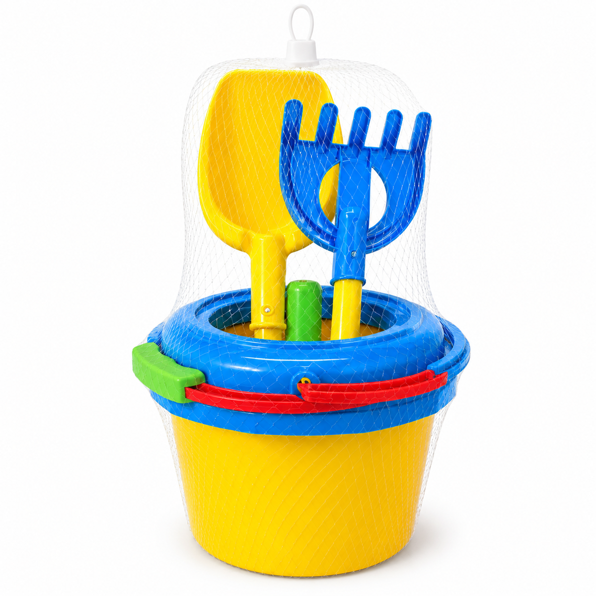 Beach Set with Bucket, Molds, Shovel & Water Can Yellow | 671/1 YELLOW