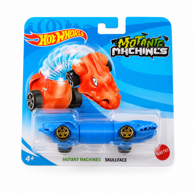 Hot Wheels HW City Mutant Machines Slider Car SKULL FACE BLUE | AFH-002
