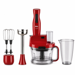 Fakir Mr Chef Quadro 1000W Blender Set with 1.5L Chopper - Red | 41003922