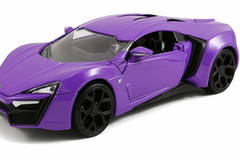 Diecast Car Toys 1/24 Metal Model Hobby Purple | XA2436