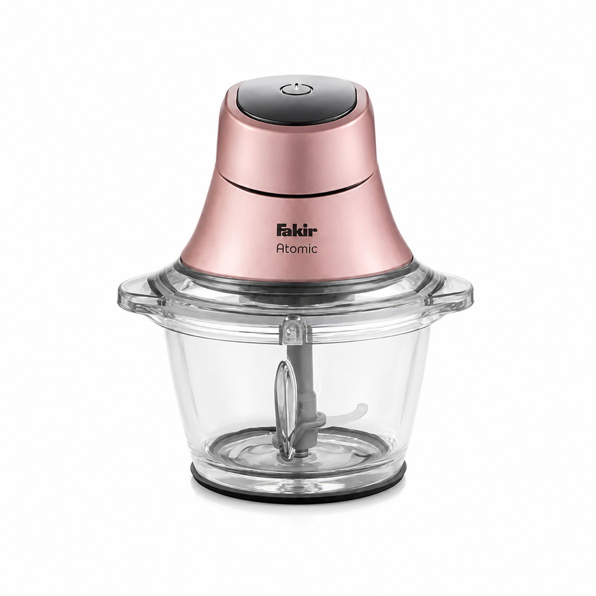Atomic 600W 1L Glass Food Chopper - Pink | 41003624