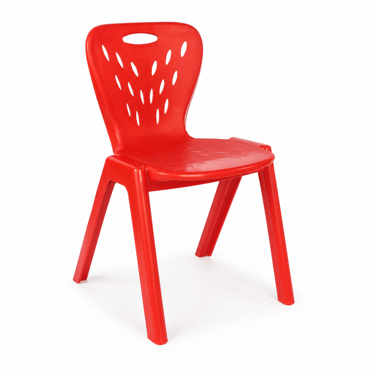 Dolu Kids Plastic Chair - Red | 3078/1