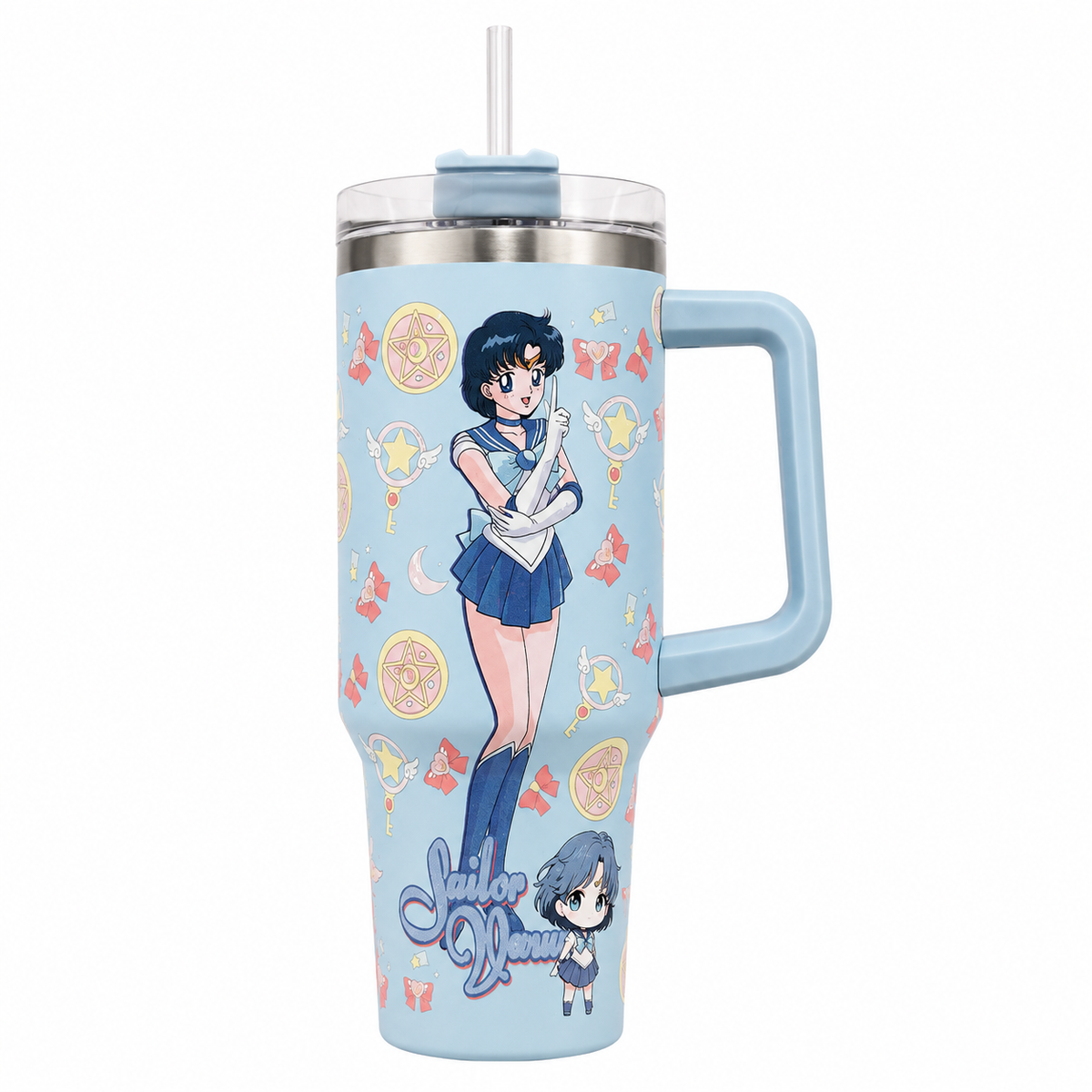 Sailor Mercury Stainless Steel Double Wall Vacuum Insulated Tumbler 1200ml - Baby Blue | C4003-BBL