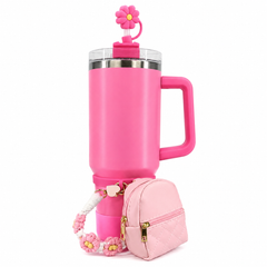 Stainless Steel Double Wall Vacuum Insulated Tumbler 1200ml - Pink | C4102-PK