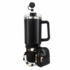 Stainless Steel Double Wall Vacuum Insulated Tumbler 1200ml - Black | C4102-BK