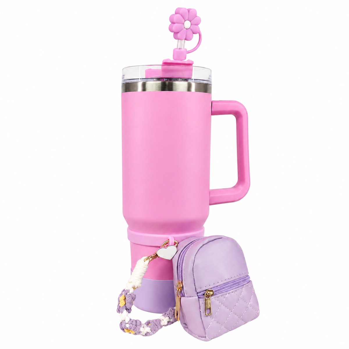 Stainless Steel Double Wall Vacuum Insulated Tumbler 1200ml - Baby Purple | C4102-BPR