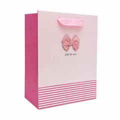 Just For You Gift Bag 18x10x23cm - Pink | D1226