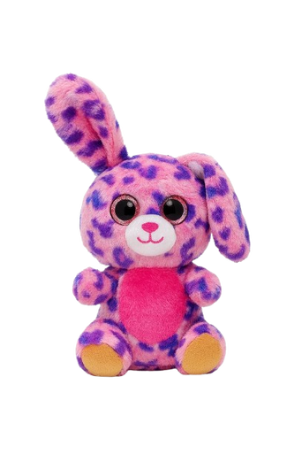 Pink & Purple Puppy Plush Toy - Soft Spotted Stuffed Animal with Floppy Ears | 547-1