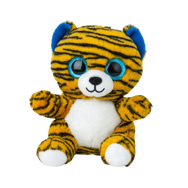 Tiger Plush Toy - Soft Striped Stuffed Animal with Blue Ears | 547-1